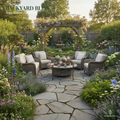 Beautiful curated backyard landscaping inspiration